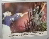 Set of 7 Theatre of Death Christopher Lee 11x14 ORG British Movie Lobby Card 70s