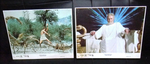 {Set of 6} Clash of the Titans {Laurence Olivier} Original U.S. Lobby Card 1981