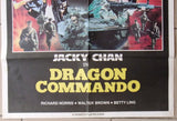 Dragon Commando (Jacky Chan) Original Philippines Kung Fu Movie Poster 80s