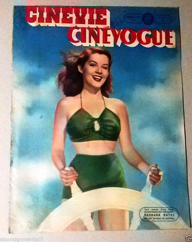 Cinevie CineVogue No. 6 (Barbara Bates) French Magazine 1948