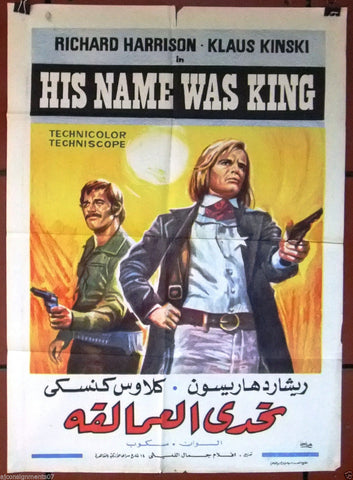 His Name Was king, Lo chiamavano King Richard Harrison Egyptian Movie Poster 70s