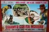 (Lot of 4) QUANTO COSTA MORIRE {ANDREA GIORDANA} Italian Movie Lobby Card 60s