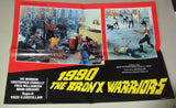 {Set of 6} 1990 the Bronx Warriors {Vic Morrow} Org. Italian Lobby Card 80s