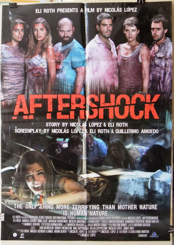 Aftershock {Eli Roth} Original INT. 40"x27" Movie Poster 2013