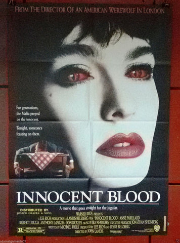 Innocent Blood (JOHN LANDIS) Original Lebanese Movie Poster 90s