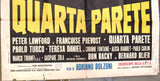 QUARTA PARETE Peter Lawford Italian 2F Movie Poster 60s