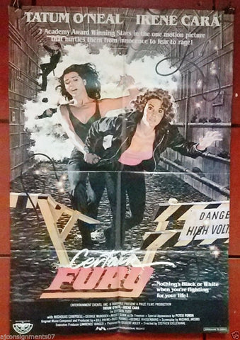 Certain Fury {Peter Fonda} 39x27" Original Lebanese Movie Poster 80s