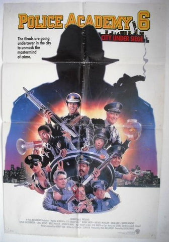 Police Academy 6 ORG 40"x27" Movie Poster 1980s