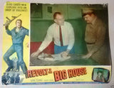 (Set of 6) Revolt in the big house {Gene Evans} 11x14" Original Lobby Card 50s