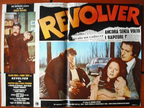 Revolver aka Blood in the Streets Fabio Testi Italian Vintage Lobby Card 70s