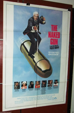 The Naked Gun {LESLIE NIELSEN} Original 41x27" US Movie Poster 80s