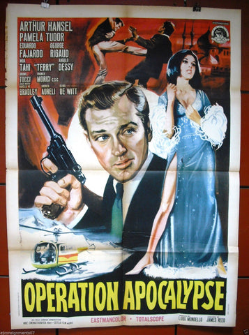 Operation Apocalypse (Arthur Hansel) Italian 2F Movie Poster 60s