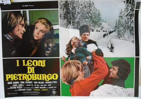 I Leoni Di Pietroburgo Barbara O'Neil, Mark D. Italian Lobby Card 70s