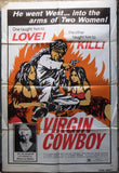 Virgin Cowboy {John Armond} Original 41x27" U.S. Movie Poster 70s