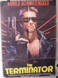 THE TERMINATOR (Arnold) 39x27" Original Lebanese Movie Poster 80s