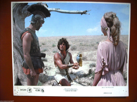 Clash of the Titans {Laurence Olivier} # 3 Original U.S. Lobby Card 1981