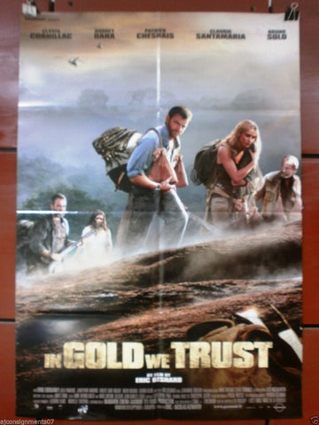 In Gold We Trust {Clovis Cornillac} 40X27 Original INT Folded Movie Poster 2010