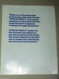 ATTACK FORCE Z {Mel Gibson} Original Movie Programs/Poster 80s