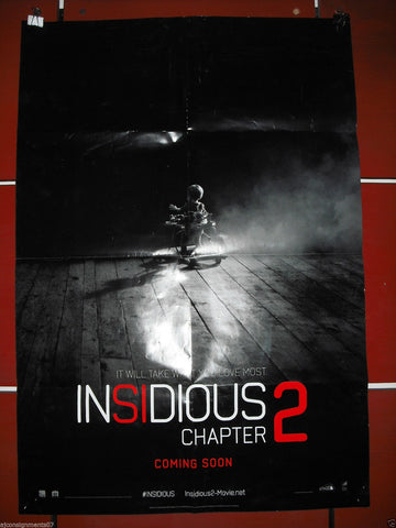 Insidious: Chapter 2 Patrick Wilson 40"X27" DB Original VG Movie Poster 2013