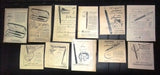 (Collection of 20) Pen Egyptian Magazine Arabic Vintage Advertising Ads 30s/80s