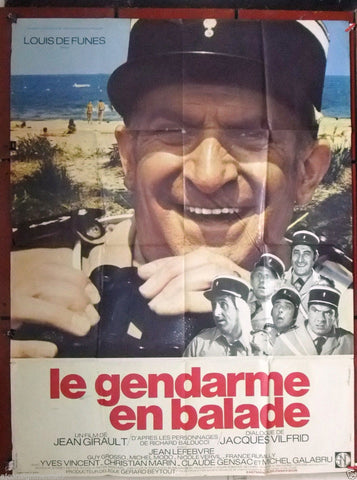 Le Gendarme en Ballade {Louis de Funès} 47"x63" French Movie Poster 70s