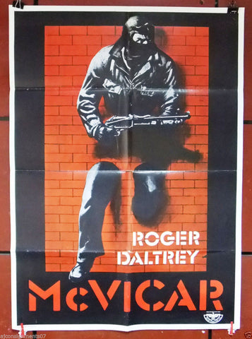 McVicar (Roger Daltrey) 40"x27" Lebanese Original Movie Poster 80s