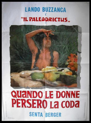 Quando le donne persero la coda Italian Film Poster 70s