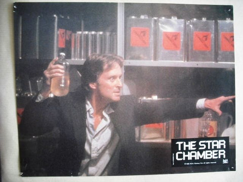 The Star Chamber Vintage E Movie Lobby Card Michael Douglas, Peter Hyams 80s