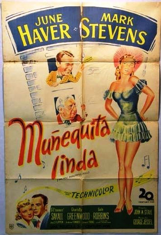Oh, You Beautiful Doll Argentinean Movie Poster 40s