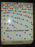 Kodak Vintage Calendar Arabic Incomplete Lebanese Beirut Printed in Dublin 1966