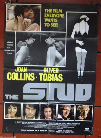 The Stud {Joan Collins} 39x27" Original Lebanese Movie Poster 70s