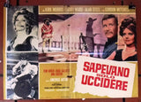 (Set of 2) SAPEVANO SOLO UCCIDERE {Kirk Morris} Italian Movie Lobby Card 60s