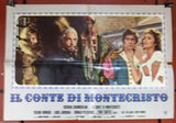 Set of 8 Count of Monte Cristo Richard C. Original Italian Movie Lobby Card 70s