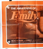 AWAKENING OF EMILY 39x27" Lebanese Quad Original Movie Poster 70s