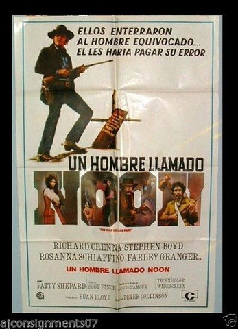 A Man Called Noon Argentinean Movie Poster 70s