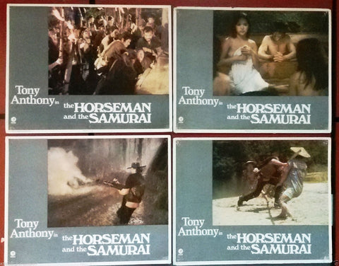 {Set of 8} Horseman and the Samurai (Tony Anthony) Original U.S Lobby Cards 70s