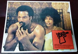 {Set of 8} BLACK GUNN {Jim Brown} 11x14 Original U.S Lobby Cards 70s