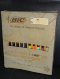 Vintage Bic Antiderapant M8 Original Ballpoint Box Set of 10 Pens France 60s?