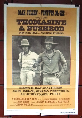 Thomasine & Bushrod {MAX JULIEN} 41x27" Original Movie Poster 70s