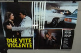 (Set of 8) Due vite violente Ginette Arkin ORG Italian Film Rare Lobby Card 70s
