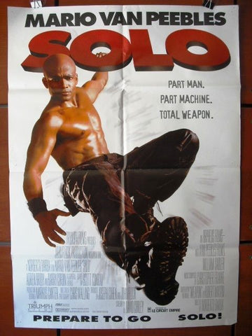 Solo Mario Van Peebles Original A 40x27 Movie Poster 1996