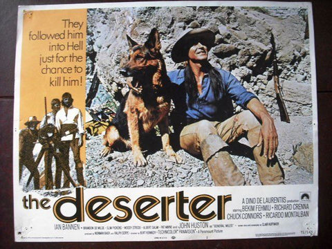 The Deserter {Bekim Fehmiu} Original Movie Lobby Card 70s Card # 1