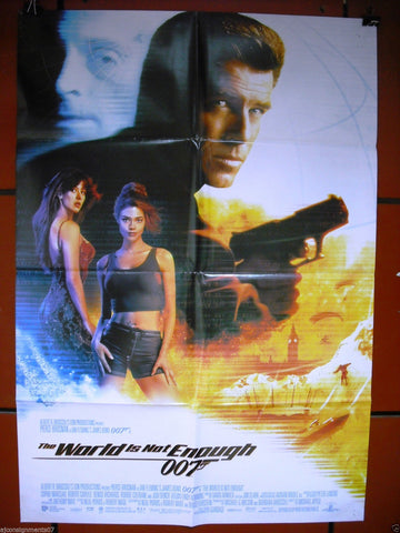 THE WORLD IS NOT ENOUGH  {JAMES BOND} Lebanese Movie Poster 90s