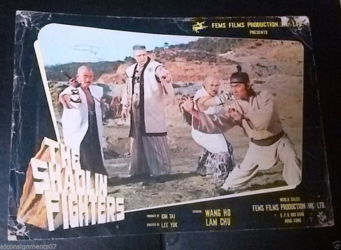 The Shaolin Fighters (Wang Ho) Kung Fu Movie Lobby Card 70s