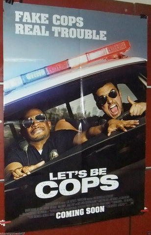 LET'S BE COPS {JAKE JOHNSON} Double Sided 40x27" Original Movie Poster 2000s