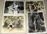 {Set of 19} TARZAN Mix Stills {WEISSMULLER} Vintage B&W Photos R70s?