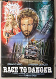 Race to Danger Grosso guaio a Cartagena Franco Nero Italian Movie Poster 80s