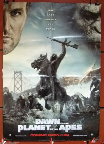 DAWN OF THE PLANET OF THE APES Int. Style D 40x27" Original Movie Poster 2000s