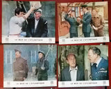 {Set of 16} LE MUR DE L'ATLANTIQUE {Bourvil} Org. French Lobby Cards 70s