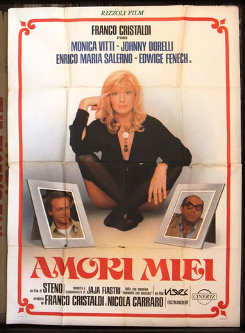 AMORI MIEI-MONICA VITTI Italian movie Poster (4F) Manifesto 70s